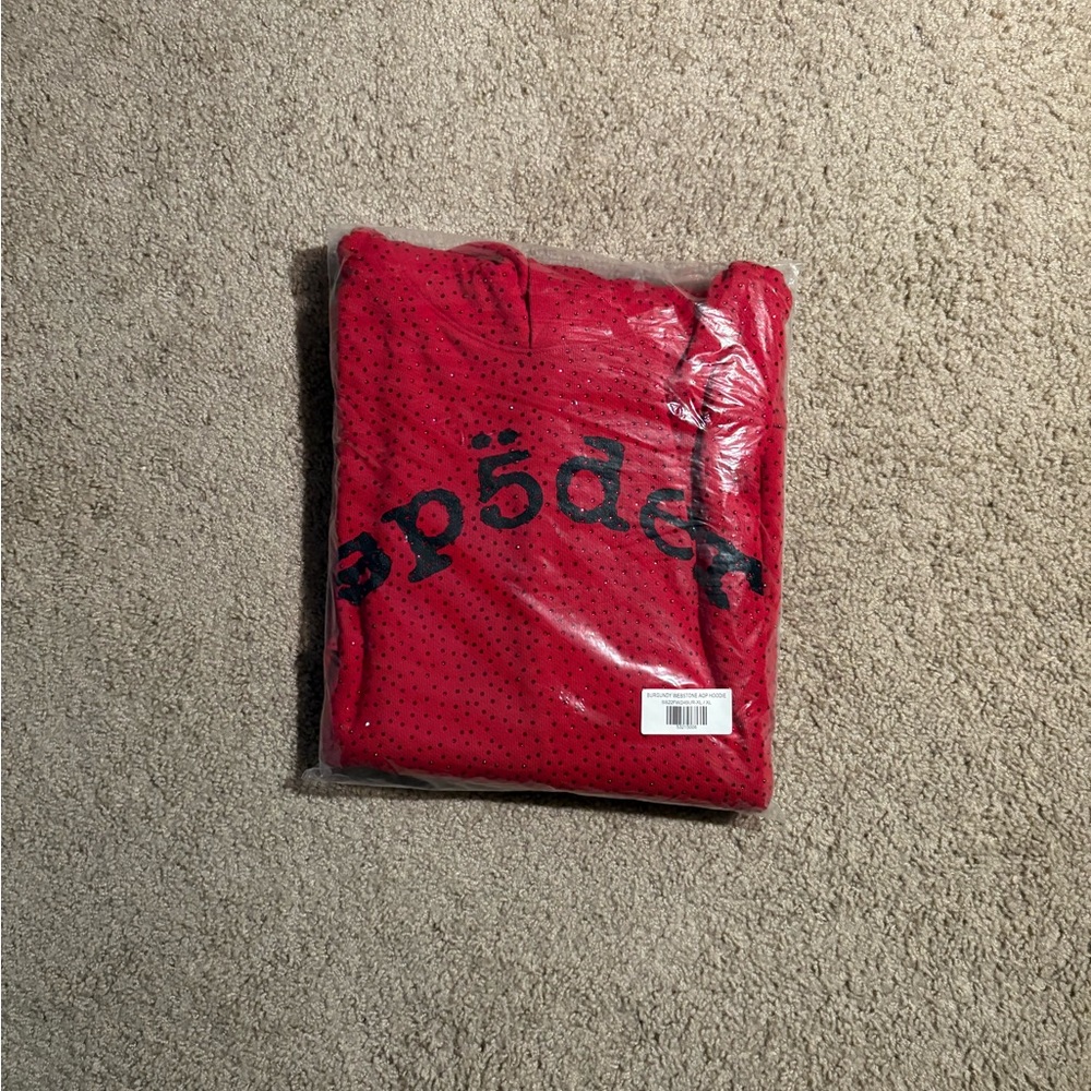 Sp5der Red VVS Hoodie Size XL